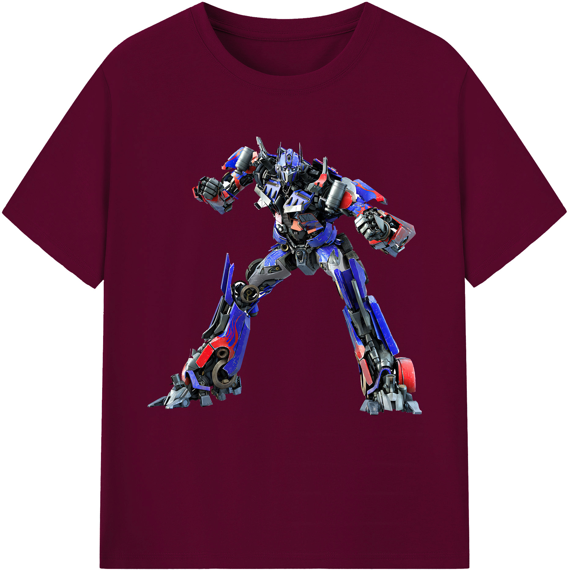 （画像用） Transformers トランスフォーマー レディースカジュアルプリントTシャツ（綿100％）